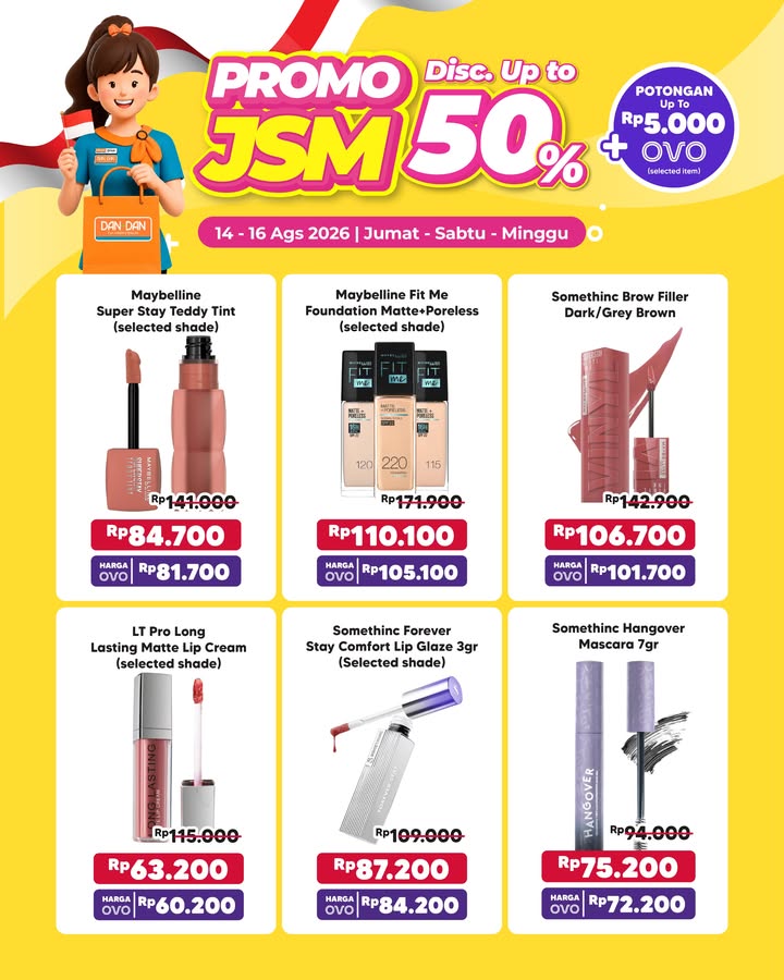 Weekend 17an BANYAK PROMO Yuk mampir ke Dan Dan terdekat dan dapetin promonya, plus tambahan potongan harga ka...