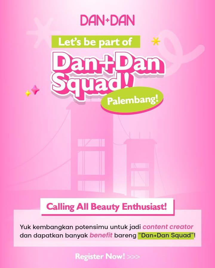 Palembang, are you ready Ada kabar seru nih, beauty enthusiast Palembang Dan Dan bakal hadir di Palembang sebenta...