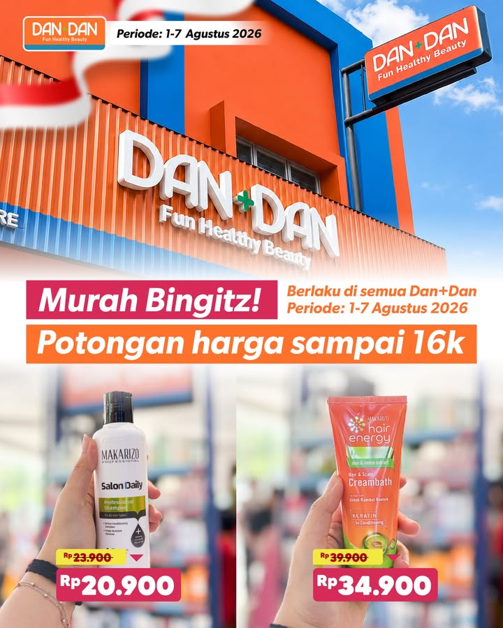 PROMO GEDE GEDEAN SEPANJANG AGUSTUS 2026 Belanja bulan ini makin untung banyak di DAN DAN Yuk cek semua promonya, sw...