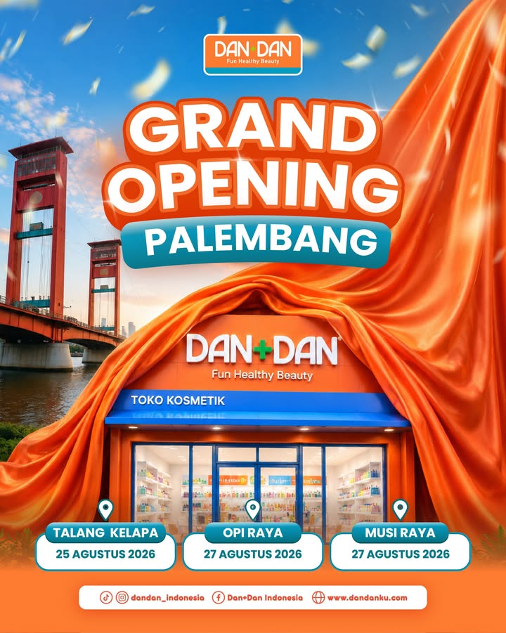  PALEMBANG, WERE COMING Grand Opening Dan Dan Palembang is getting closer Saatnya siap siap jadi bag...