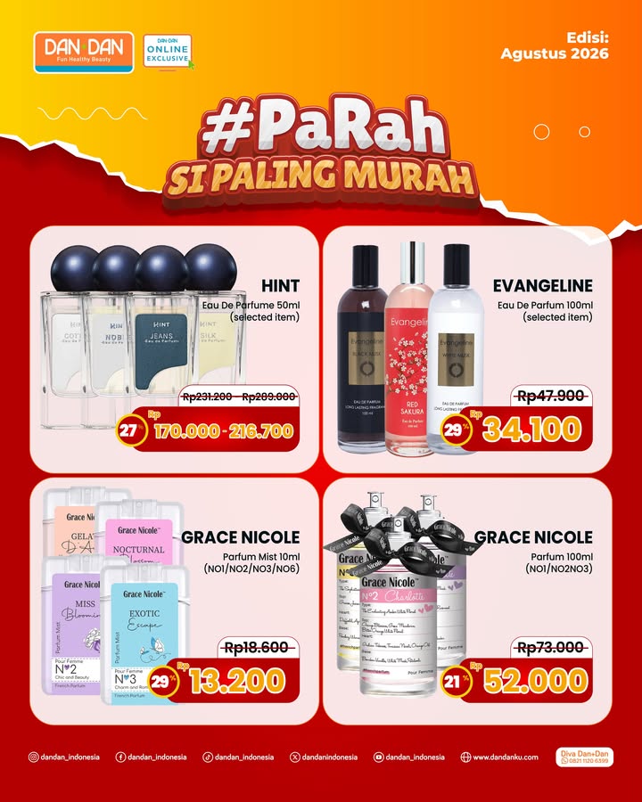  Online Exclusive PaRah si paling murah edisi Agustus is here Swipe left untuk cek promo selengkapnya atau klik link ...