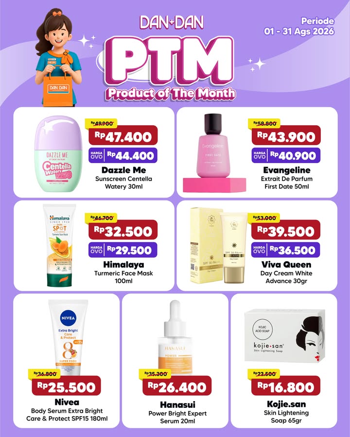 Cek potongan harga di semua toko Dan Dan bulan ini yuk Cek selengkapnya, swipe left AyokeDanDan DanDanIndonesia