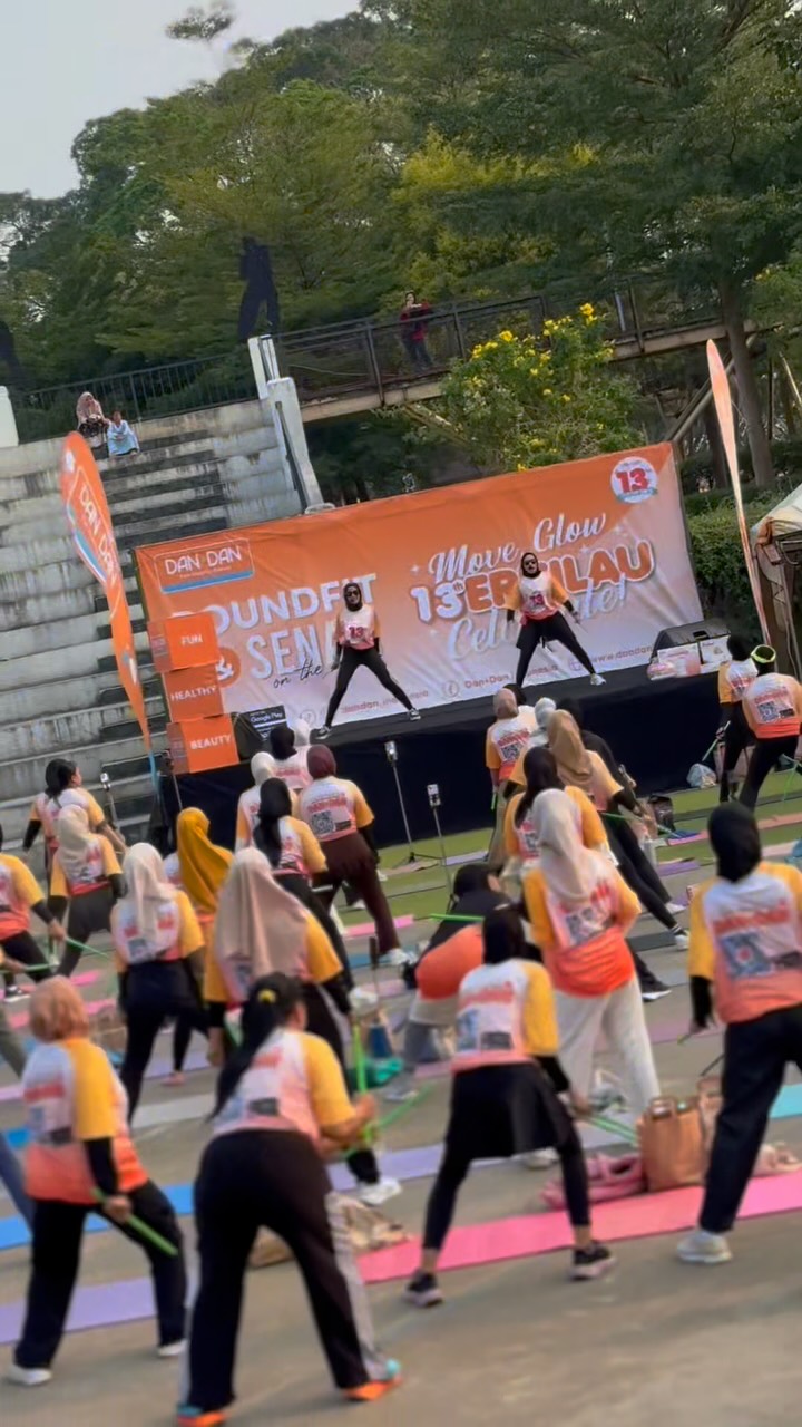 Gerak bareng, sehat bareng, seru seruan bareng di Cianjur Keseruan Pound Dan Dan di Cianjur minggu lalu makin spe...