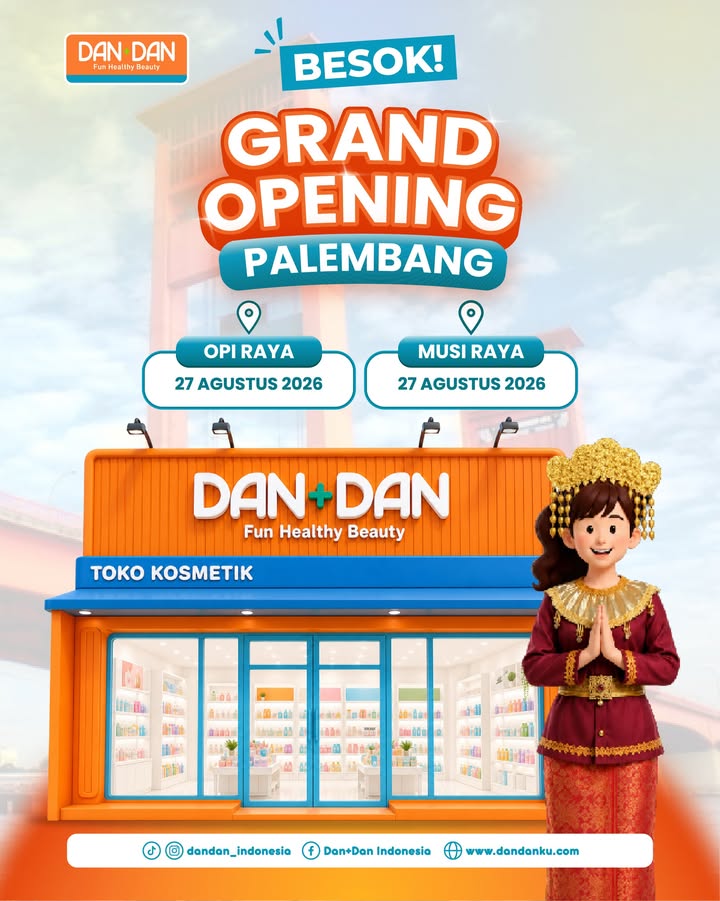 Warga sekitar Dan Dan Opi Raya dan Musi Raya, siap siap serbu promo dan aktivitas seru di Grand Opening besok Ada banyak ...