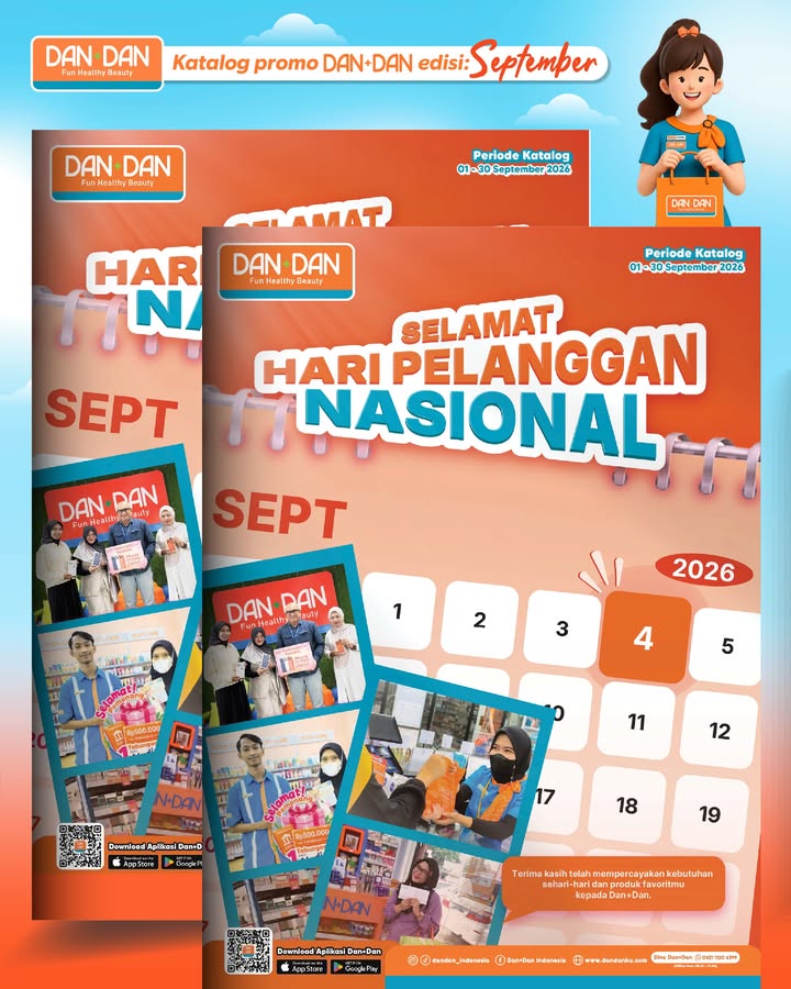 Hello, September Bulan baru, waktunya cari promo baru di Dan Dan Spesial September ini, siap siap manjai...