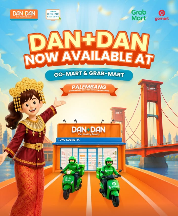 Dan Dan kini sudah tersedia di GoMart GrabMart Khususnya buat kamu di Palembang, tinggal klik, pilih produk favorit,...