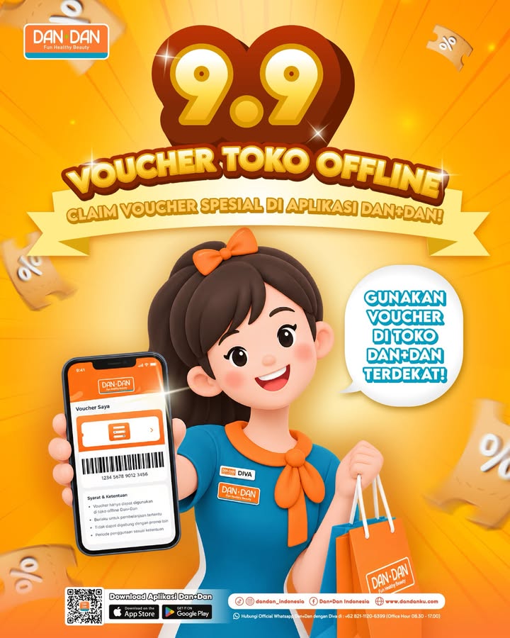KHUSUS HARI INI Siapa yang udah download aplikasi Dan Dan tapi belum cek Voucher Yuk buruan claim voucher spesi...