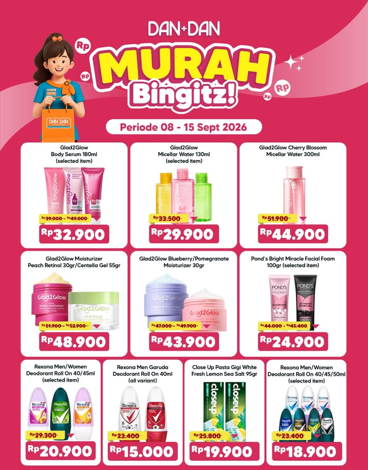 Cek promo minggu ini di Dan Dan yuk Makin di swipe makin banyak promonya Berlaku di semua toko Dan Dan AyokeDanDa...