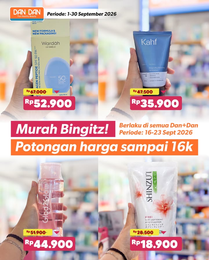 Promo Murah Bingitz di semua toko Dan Dan minggu ini, swipe left AyokeDanDan DanDanIndonesia