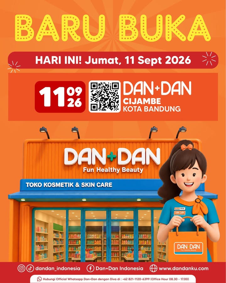 Hai Warga Bandung, Dan Dan Cijambe resmi dibuka hari ini Yuk merapat, banyak hadiah langsung dan aktivitas seru buat kamu y...