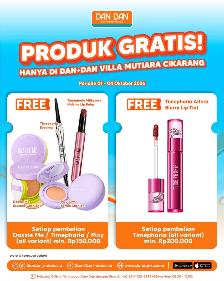 Siapa yang mau dapat emas gratis Bulan Oktober ini, yuk jadi yang paling banyak belanja di Dan Dan Villa ...