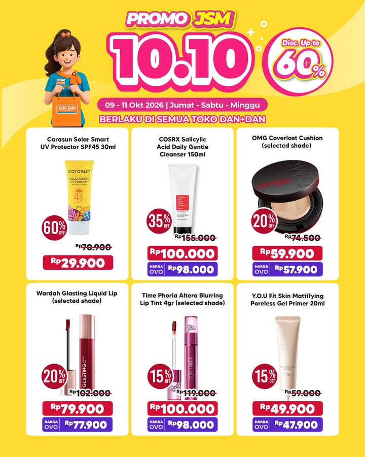 Weekend Double Date banyak promooooo Dan makin untung lagi kalau kamu bayar pakai OVO Jadi yukkk mampir ke Dan ...