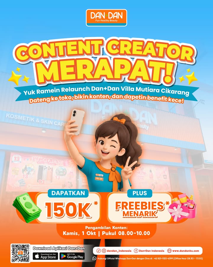 Content creator Bekasi dan Cikarang merapat Dan Dan Villa Mutiara Cikarang ngadain promo besar besaran Saatnya ram...
