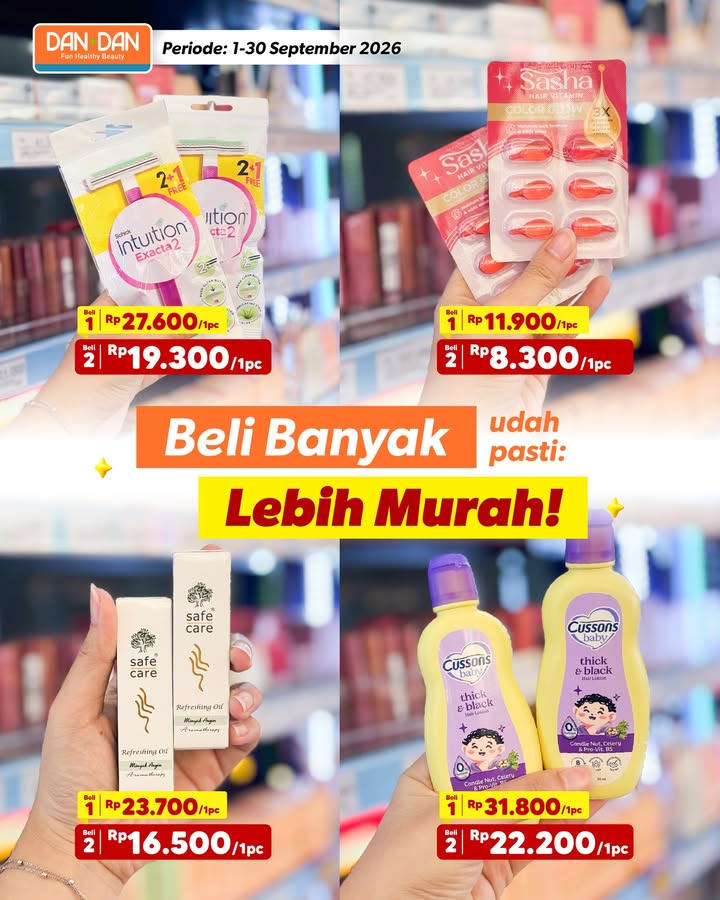 BBM Beli Banyak Lebih Murah Beli 2, harganya langsung turun Buruan mampir ke DAN DAN terdekat Swipe left unt...