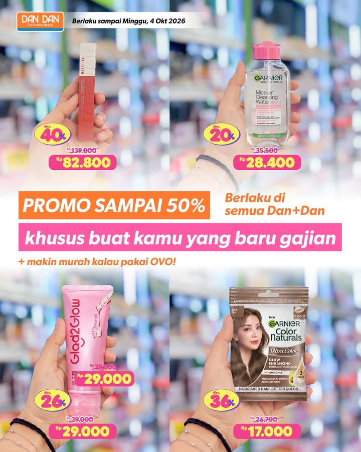 Gajian udah turun hari ini Waktunya belanja makin HEPI Nikmati Promo Gajian Hepi Dan Dan dengan diskon sampai 50 un...