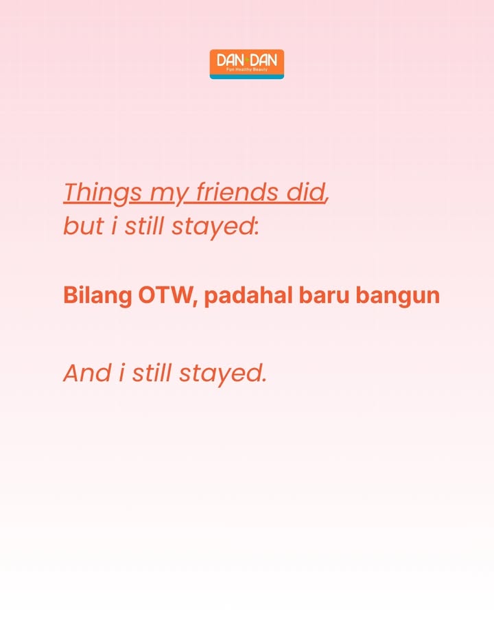 And I still stayed..... AyokeDanDan DanDanIndonesia