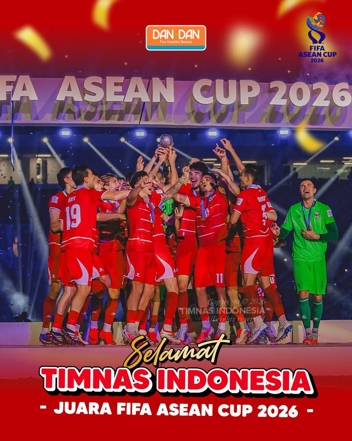 Yang juara Timnas, yang senyum lebar kita semua Selamat untuk timnasindonesia , juara FIFA ASEAN Cup 2026, kebanggaa...