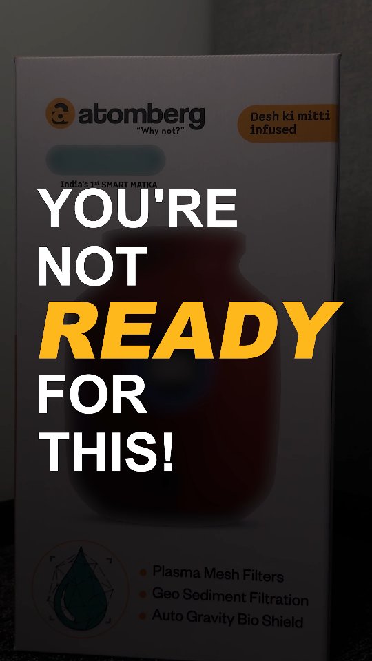 This is not a drill Introducing the Atomberg AutoMatka. Stay tuned for this exclusive, limited time drop. 