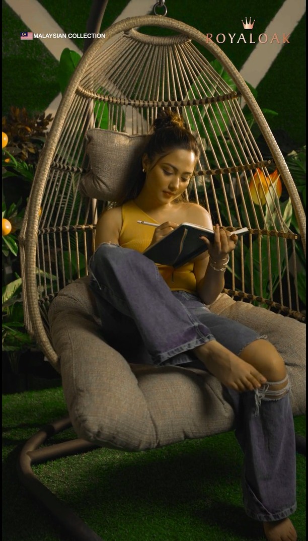 Embrace the art of relaxation with Royaloak Melaka Malaysian Outdoor Swing where comfort meets style under the open sky ...