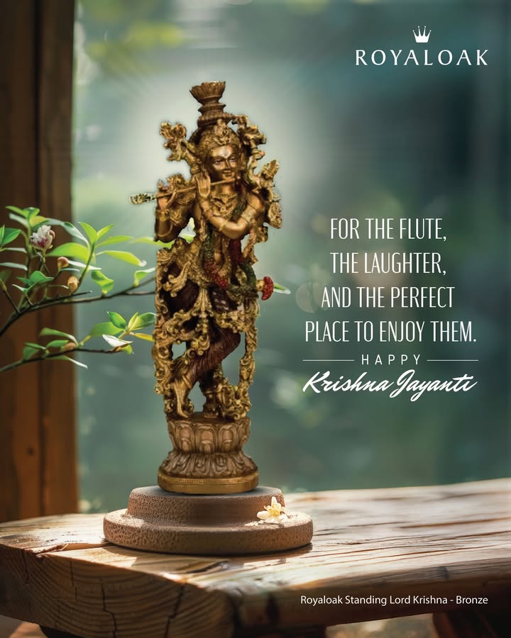  Happy Krishna Janmashtami May the Lords grace bring peace, love charm to your life and a touch of divine st...