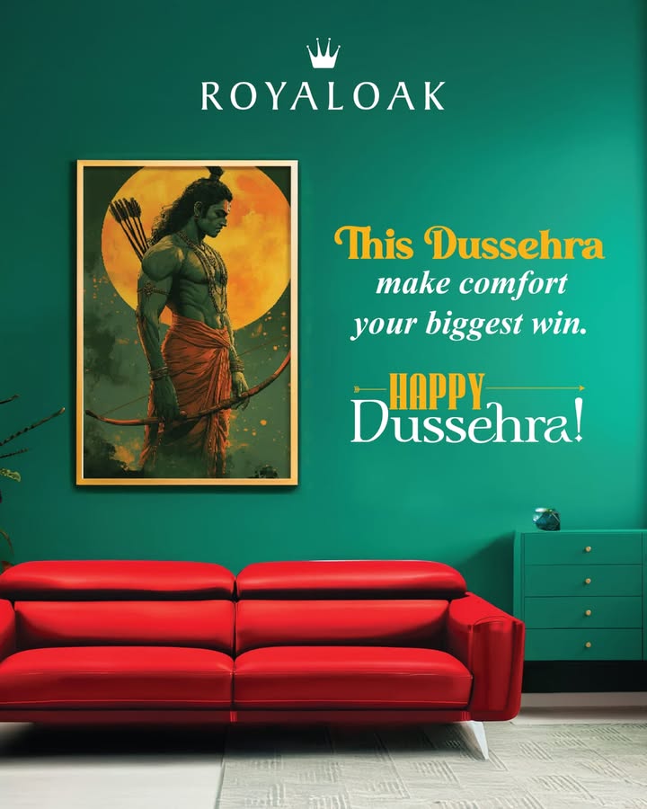  This Dussehra, lets celebrate the triumph of good vibes and beautiful spaces