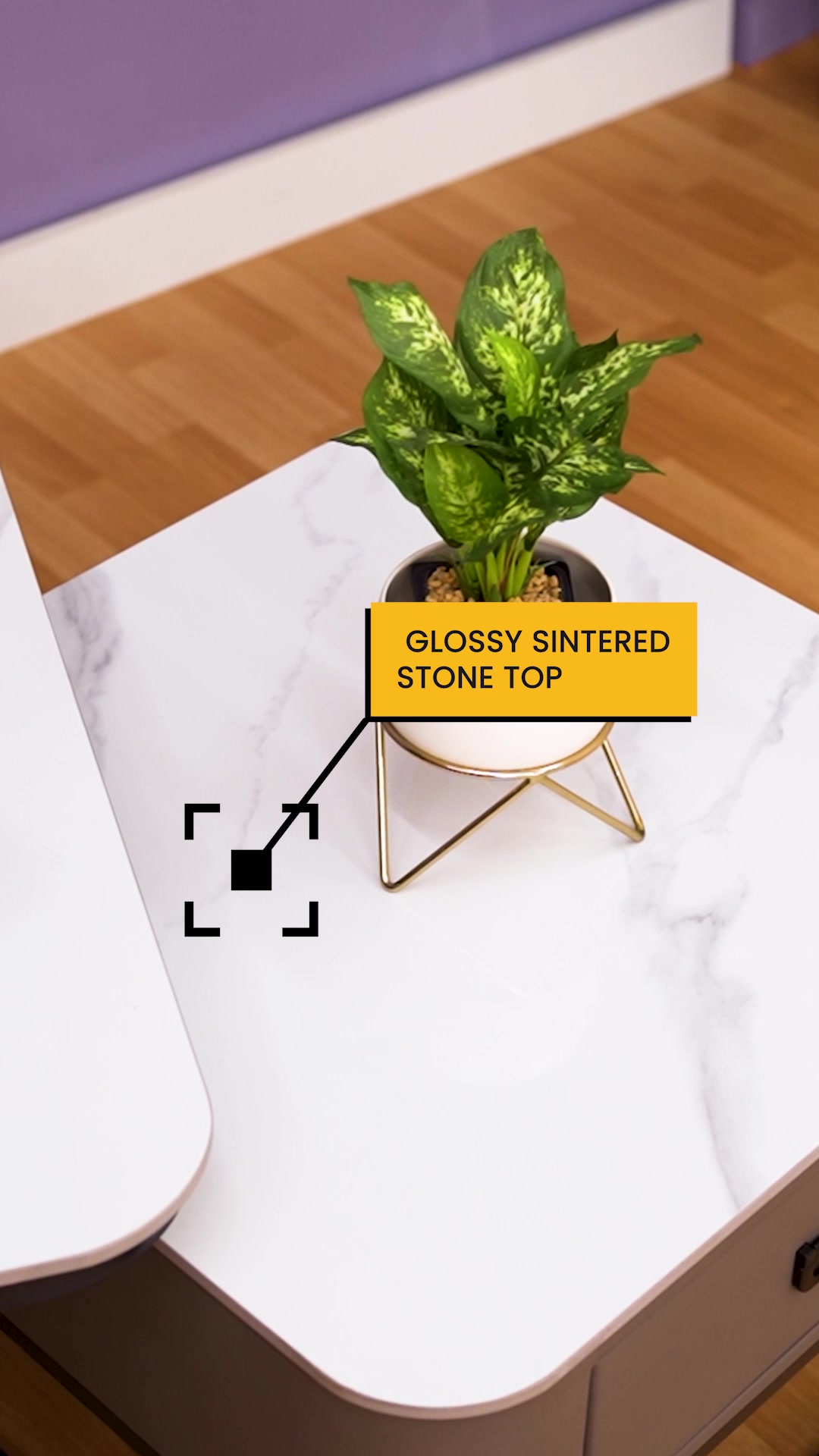  Level up your living room with the Royaloak Genting Malaysian Nesting Table Set sleek sintered top, luxe leatherette...