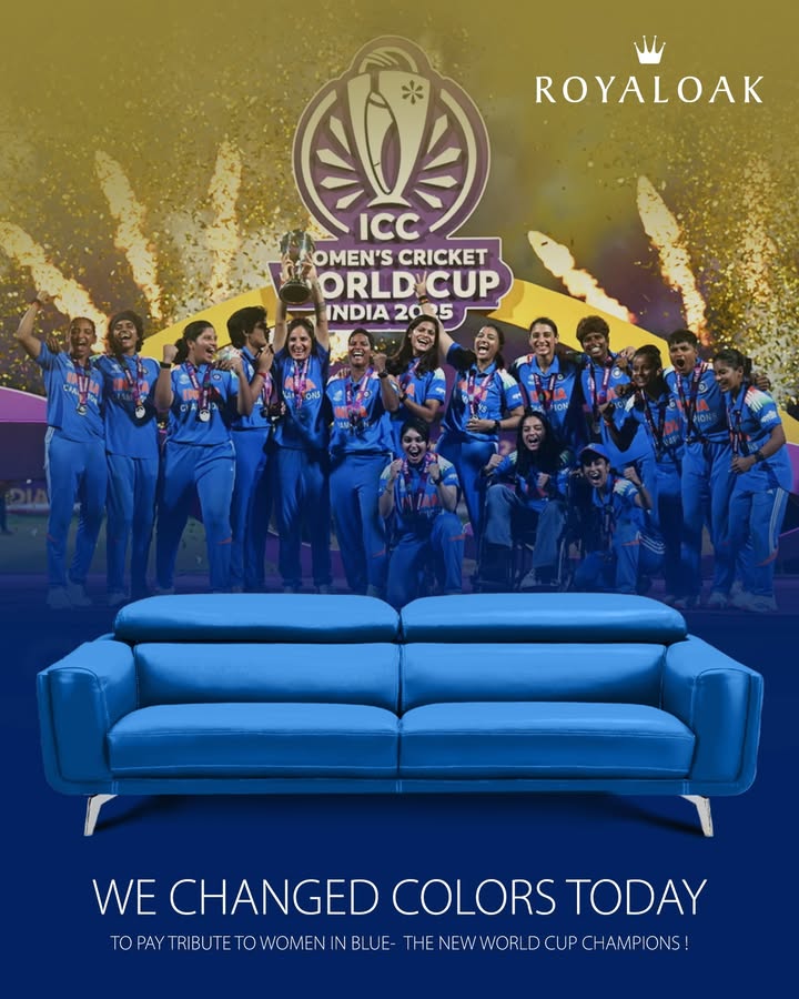 From Red to Blue Our Sofa Levels Up Celebrating the Women in Blue, the new World Cup champions whove shown what po...