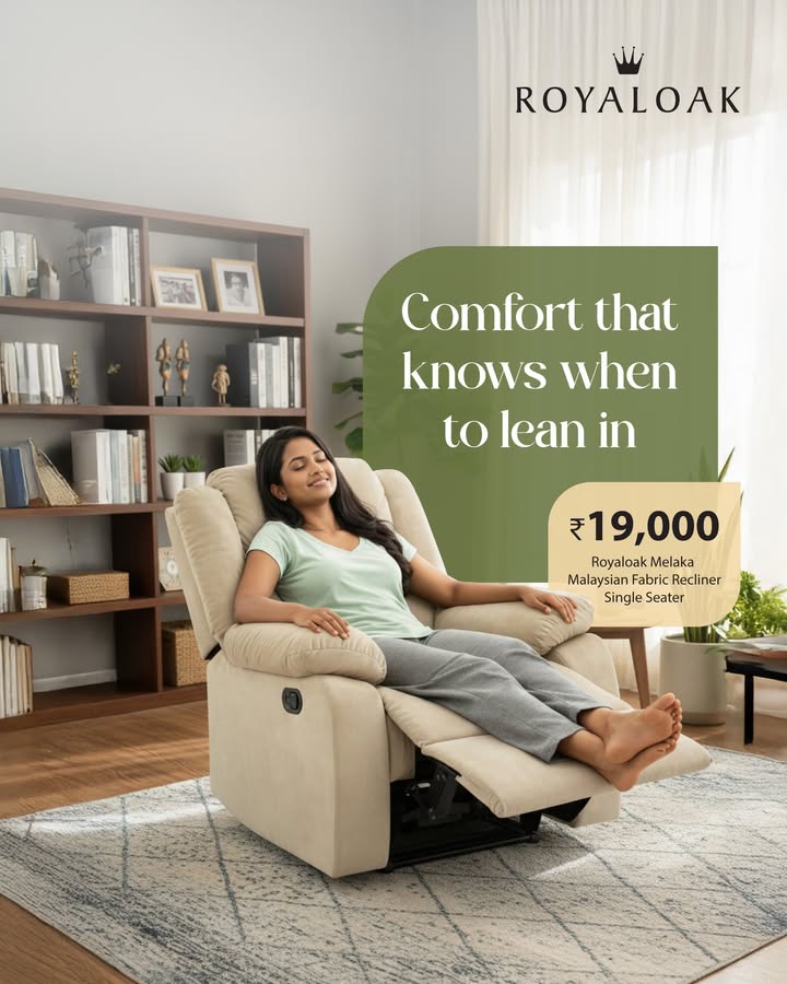 Unwind in plush suede comfort with a smooth reclining experience, supportive high backrest, and cozy armrests perfect for yo...