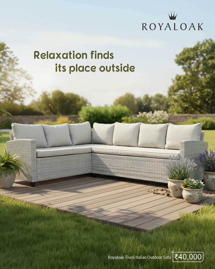 Designed for open skies and effortless lounging, this Italian inspired outdoor seating blends modern aesthetics, weather rea...