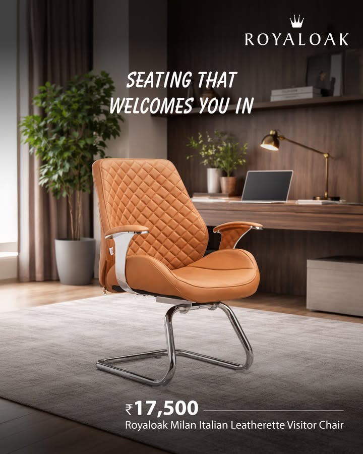 Italian design, everyday comfort Premium leatherette, plush armrests, chrome finish steel legs diamond quiltin...