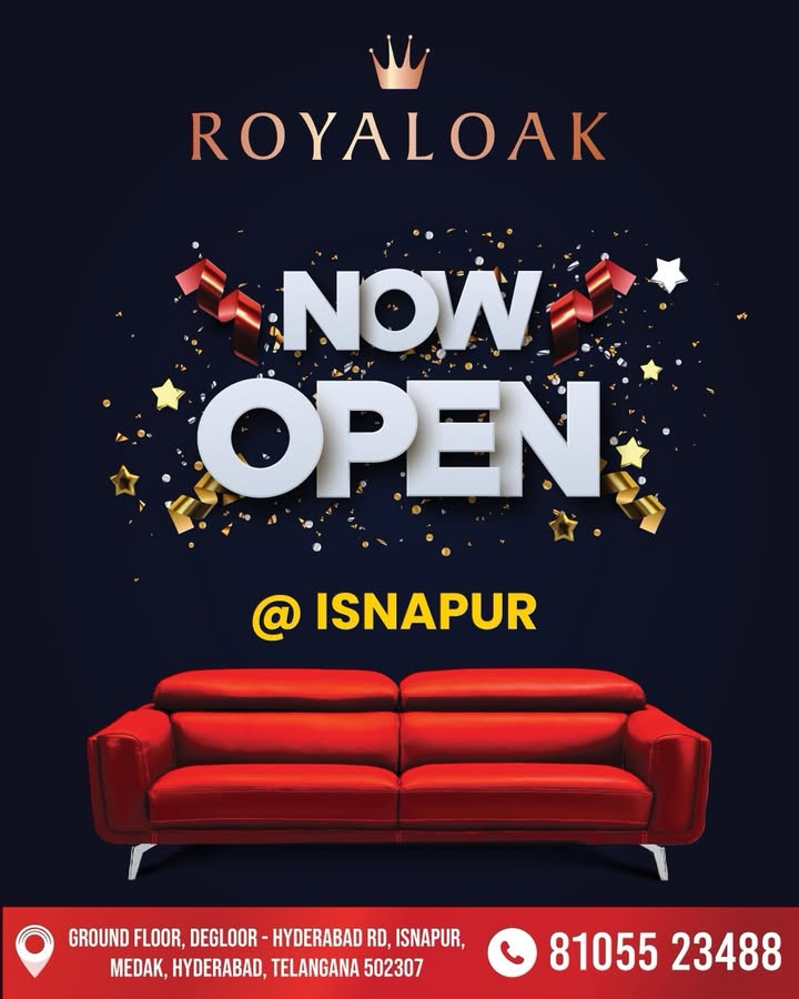 Hello, Isnapur Royaloak has officially opened its doors