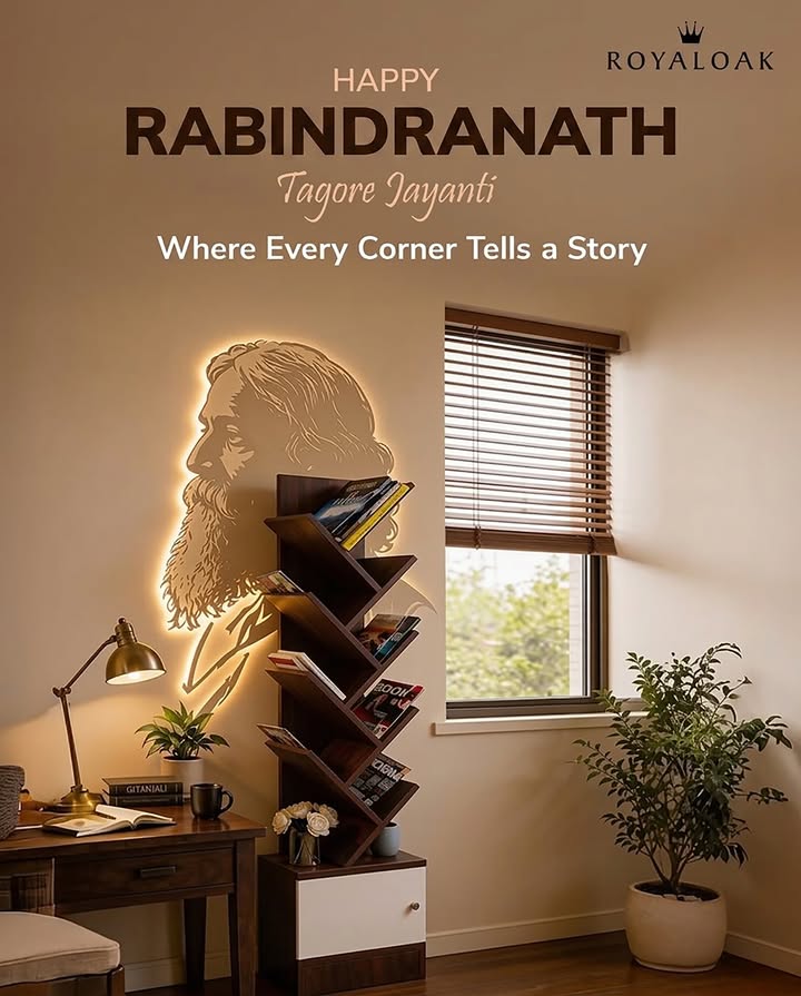 In quiet corners and simple spaces, stories have always found a way to come alive, just like the timeless words of Rabindran...