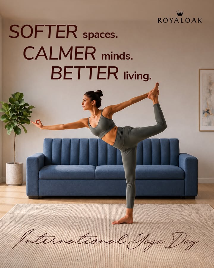 This International Yoga Day, bring home comfort that helps you unwind, recharge, and find balance every day
