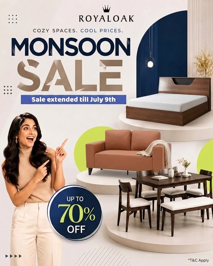 Monsoon Mega Sale is now extended till 9th July. But dont wait too long