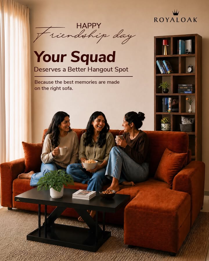 Tag the friend you binge watch with Happy Friendship Day And yes, your living room upgrade is calling