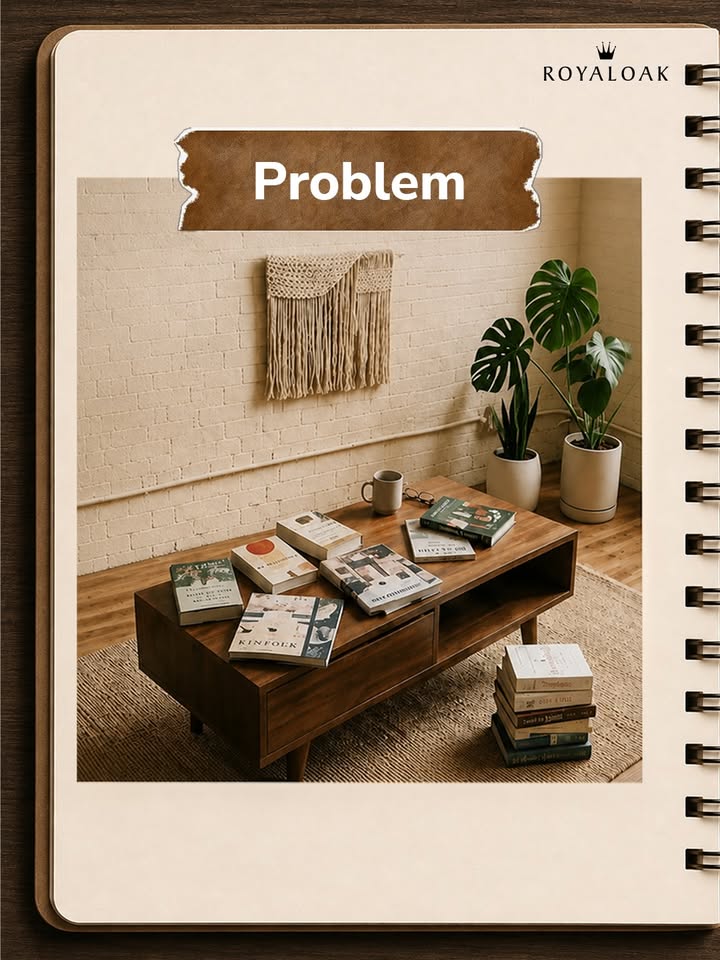 Royaloak storage solution, creating a clean and organized home