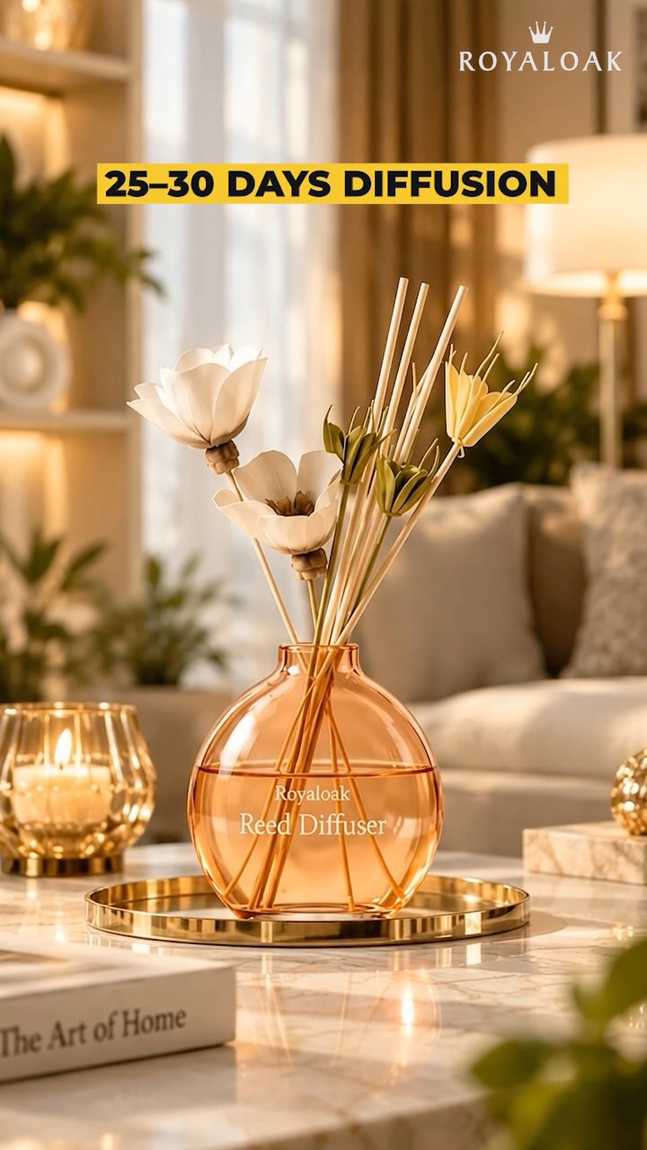 Make your home look pretty while smelling good Our Sola Flower Grass Mix Reed Diffuser is the perfect addition t...