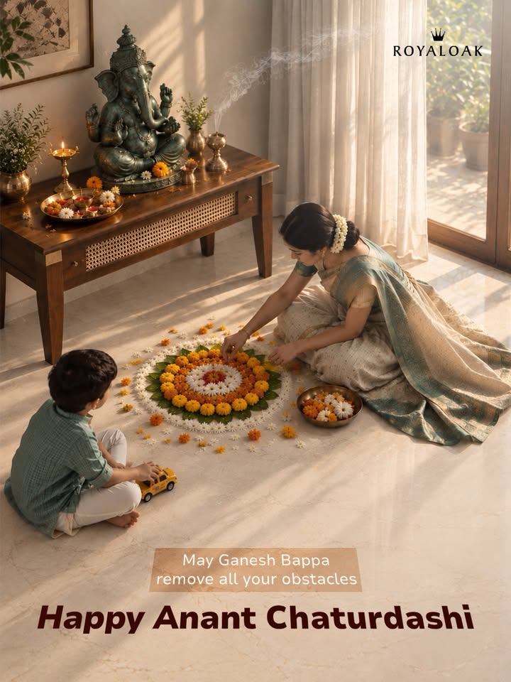 As we bid a heart filled farewell to Bappa, may the warmth, peace, and joy He brought into your homes stay forever