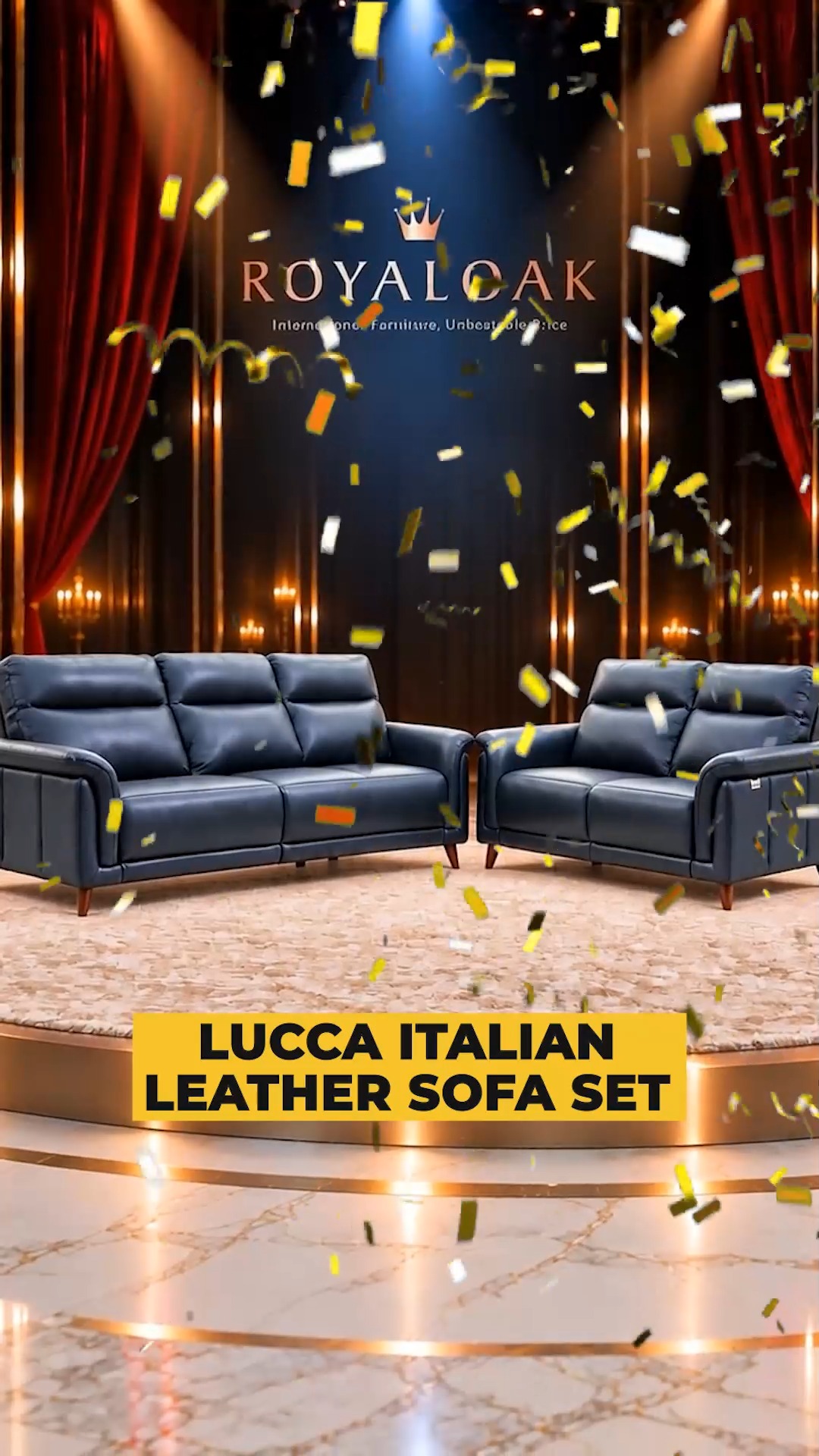 Meet our newest launch Lucca Italian Genuine Leather Sofa Set 3 2 Timeless elegance meets luxurious comfort with the L...