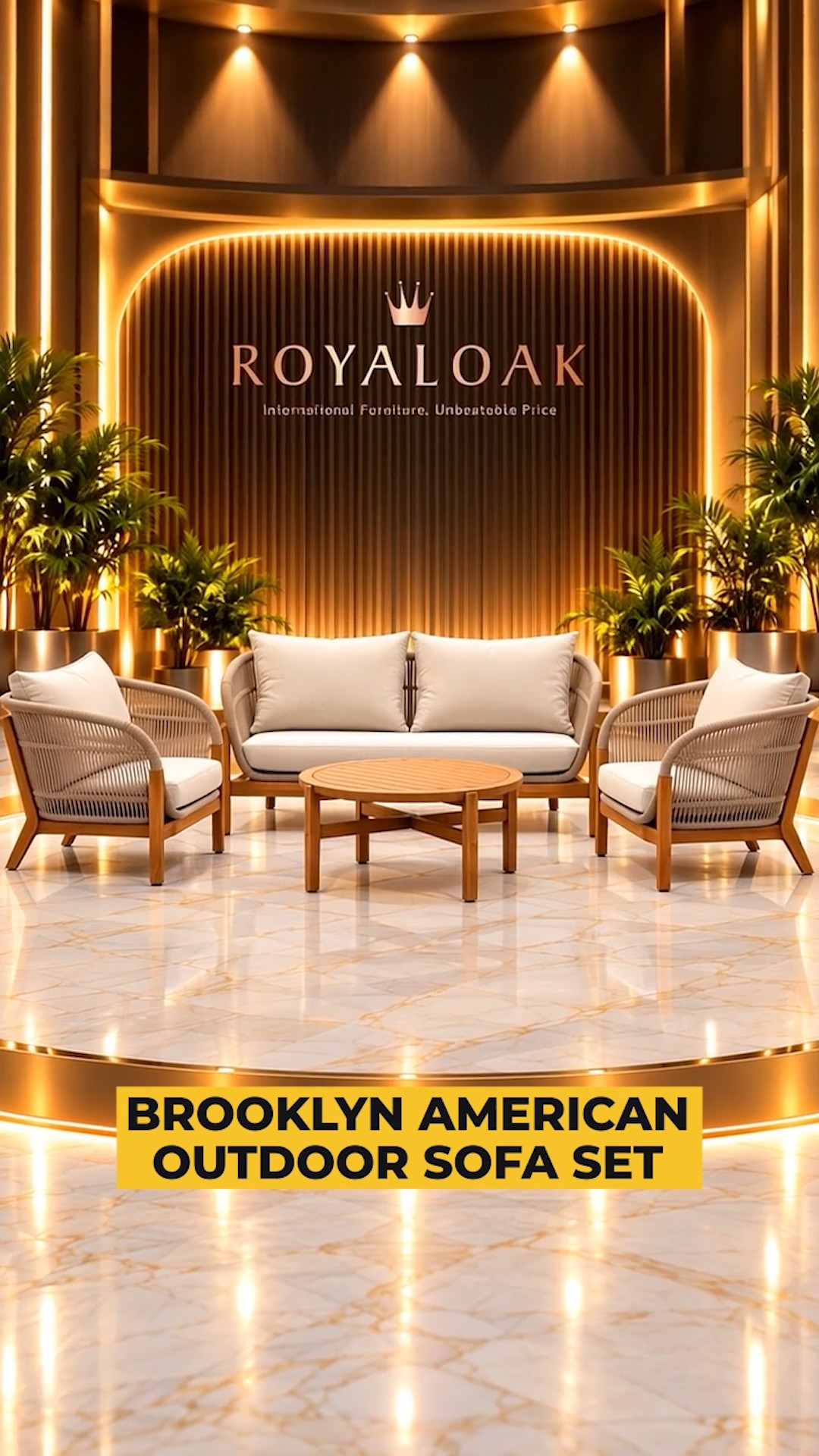 Meet our newest launch Brooklyn American Outdoor Sofa Set With Coffee Table Contemporary design meets lasting comfort ...