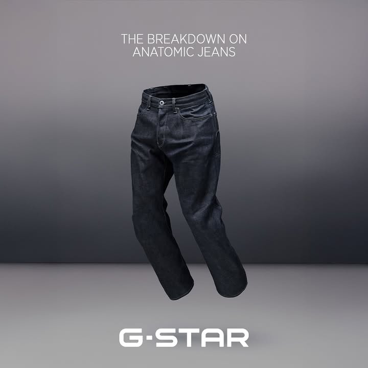Witness the precision of G star Anatomic denim
