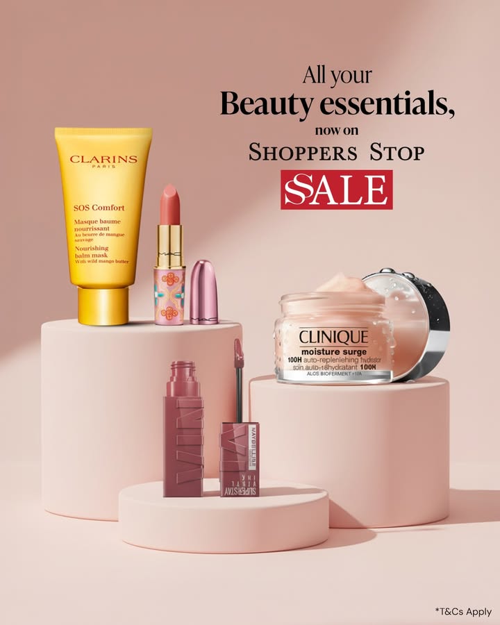 Compliments on your looks have never been this easy to get Enjoy upto 50 OFF on beauty along with apparel, sunglasses, wa...