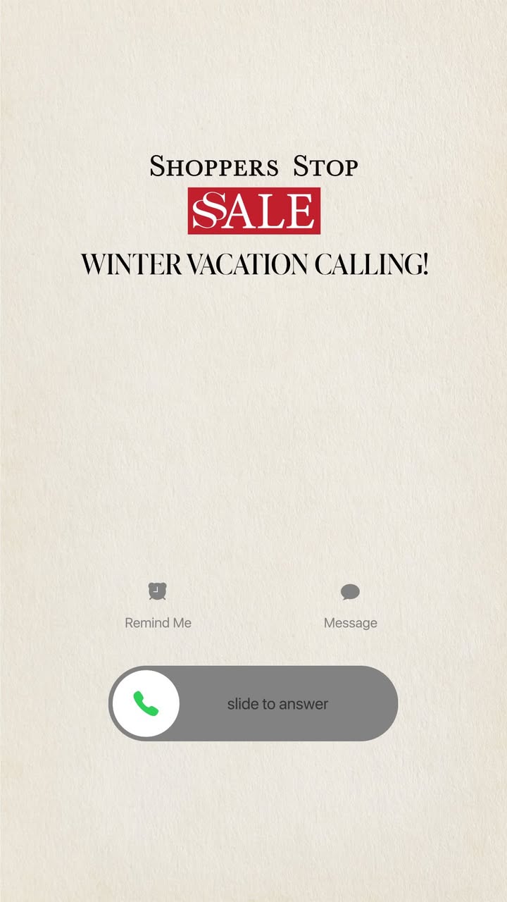 Your winter vacation is calling, pick up in style Shop at Shoppers Stop and enjoy up to 50 OFF on holiday ready picks...