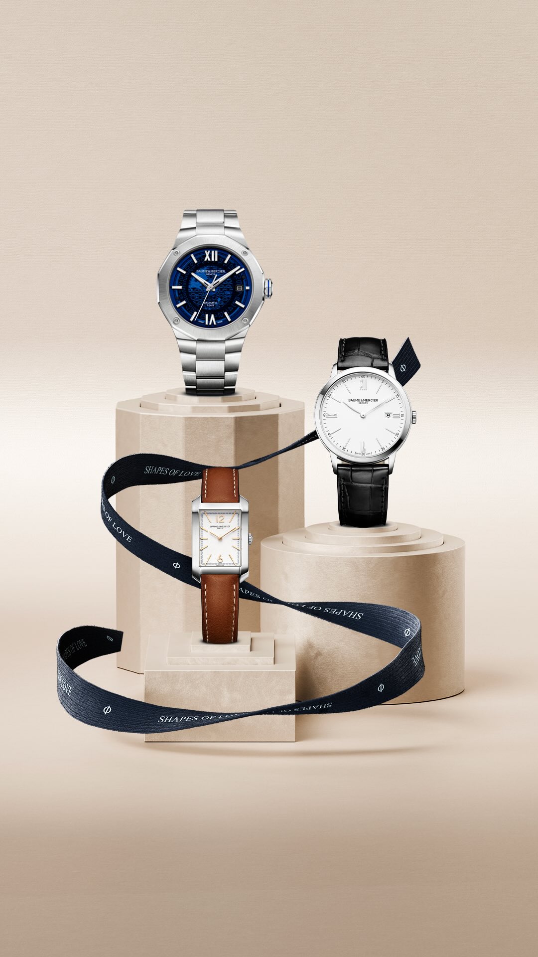 This Valentines, Baume Mercier celebrates The Shapes of Love From classic curves to bold edges, find the timepiece tha...