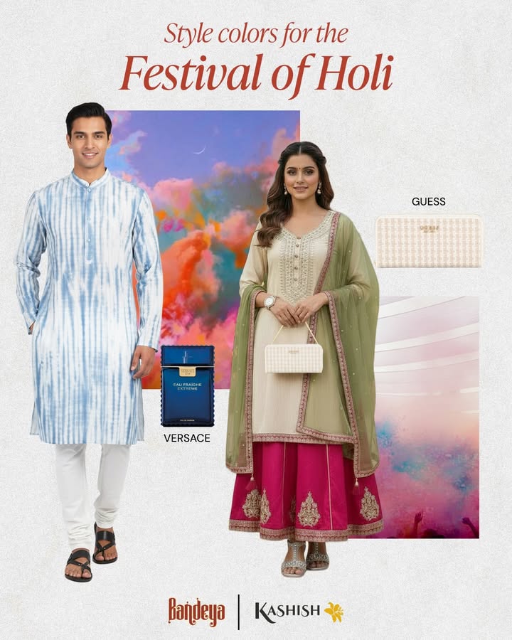 Spring festivities are around the corner Choose the right look for every celebration with elevated pieces from Kashish and...