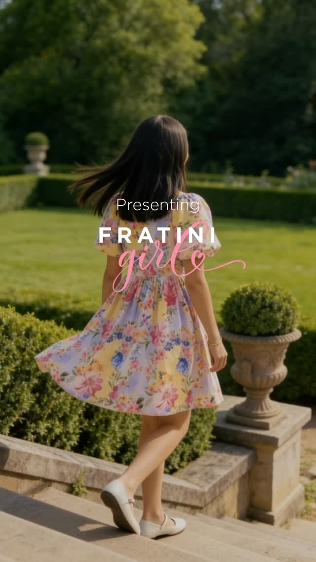 Spring called for a style refresh Just in time, the new Fratini Girl collection brings the perfect picks for her