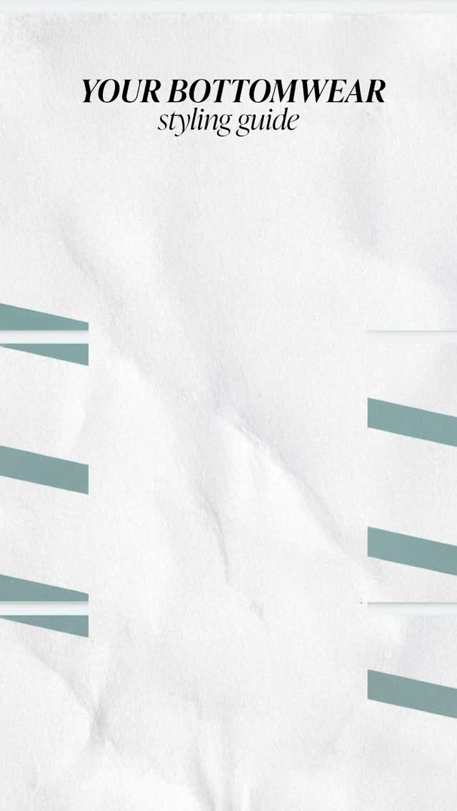 Plot twist Your trousers are the main character Style the your look around them Find the best pieces to build your look...