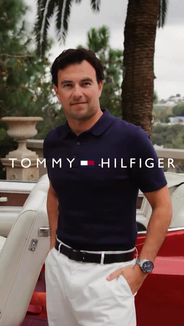 Where speed meets style. To TommyHilfiger x Sergio P rez is redefining race day fashion