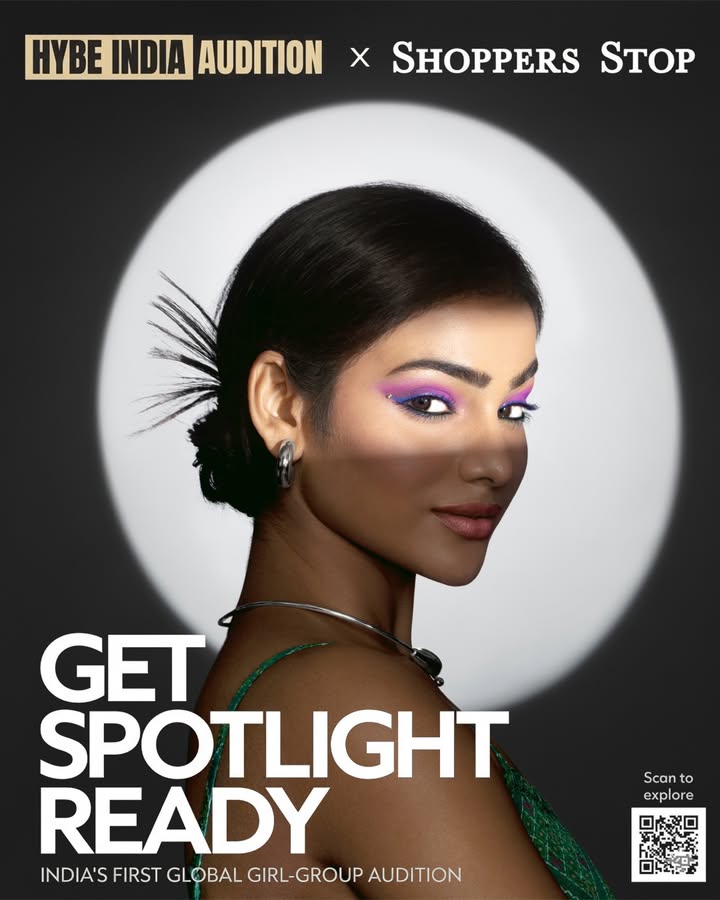 Your moment is calling, Get Spotlight Ready at Shoppers Stop for HYBE India Auditions GetSpotlightReady ShoppersStop SSB...