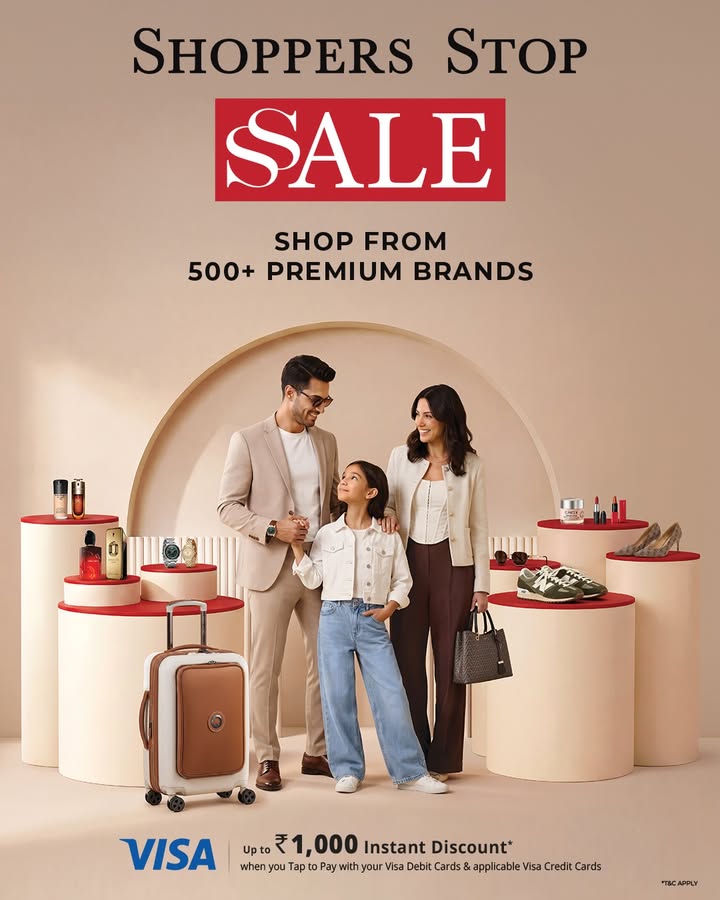 If its been sitting in your Wishlist, this is the moment Walk in to the nearest Shoppers Stop store or visit www